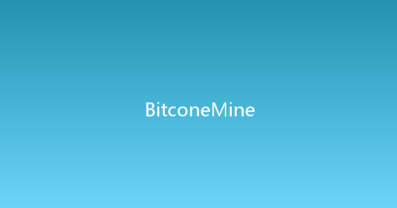 BitconeMine 