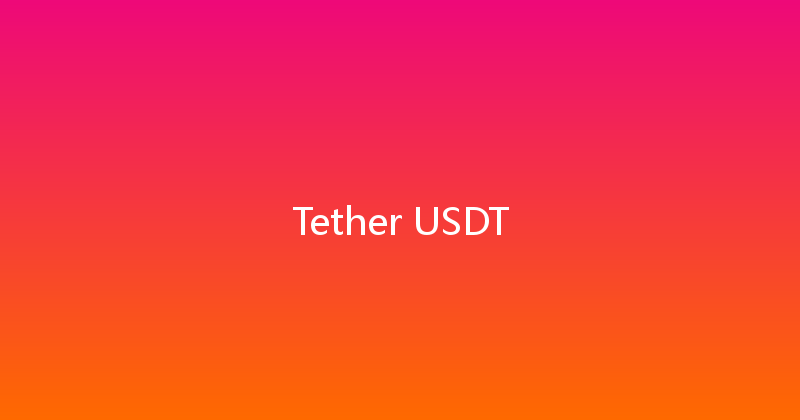 Tether USDT 