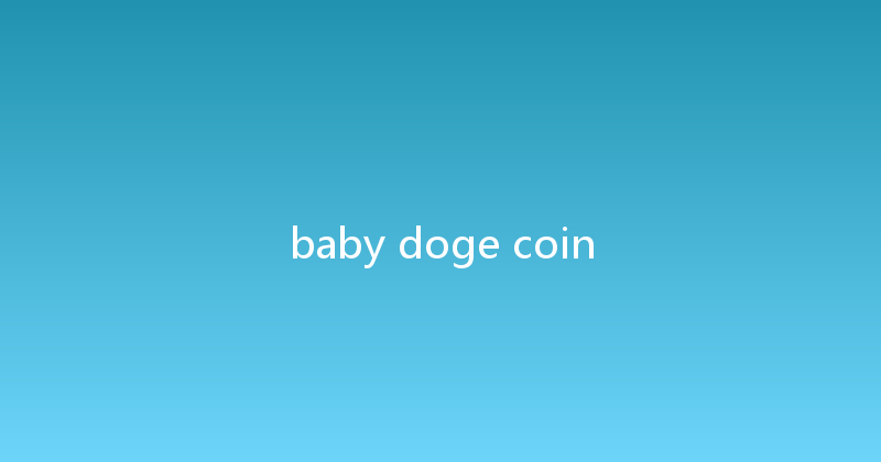 baby doge coin 