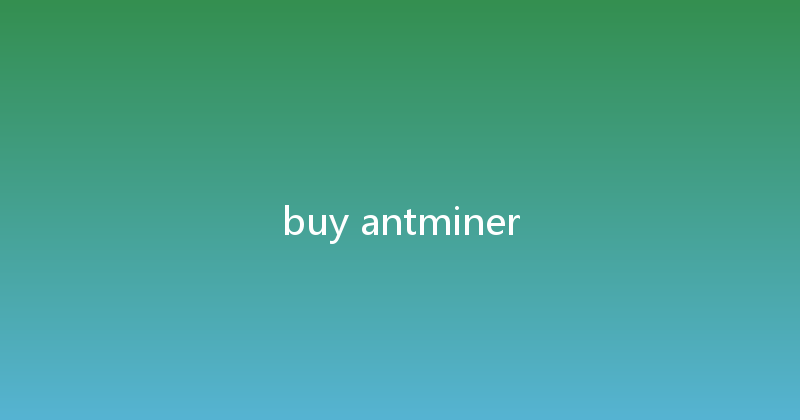 buy antminer 